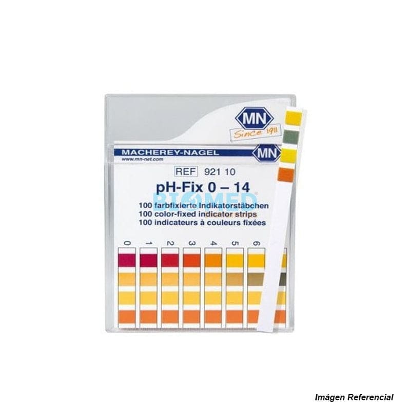 Papel Indicador Universal Ph 0-14, 100 Unid Mancherrey Nagel Mn92110