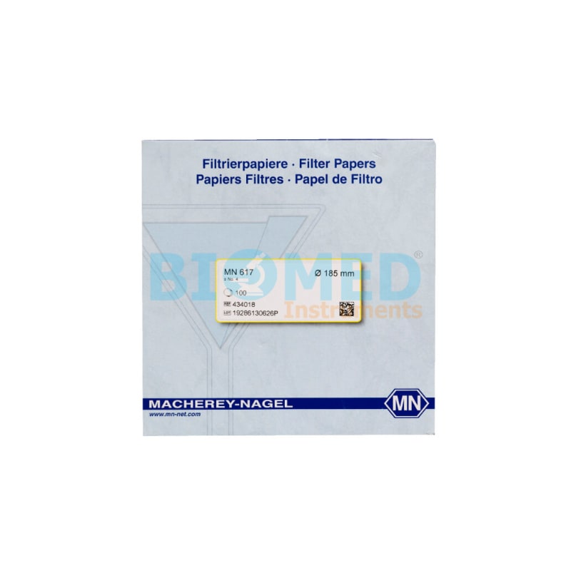 Papel Filtro 18.5 Cm, 100 Unid Mancherrey Nagel Mn434018