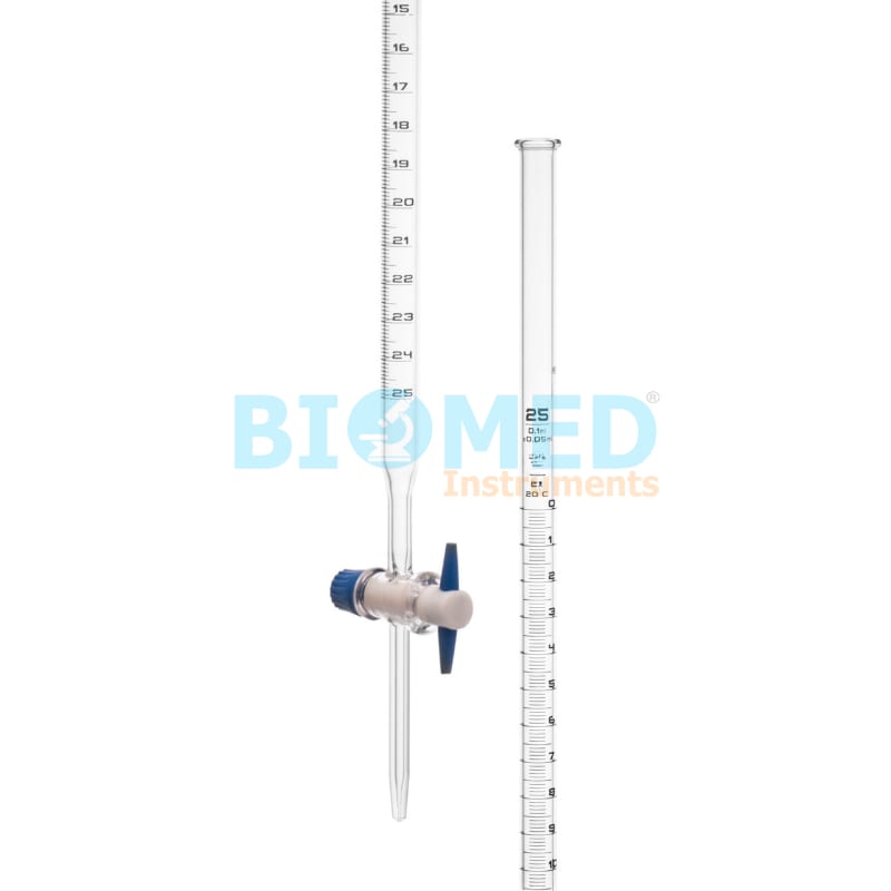 Bureta Con Llave De Paso 50 Ml Clase A Ec-Lab