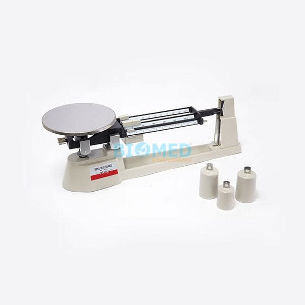 Balanza Manual De 1 A 2 Kg. Triple Brazo Con Pesas Eis