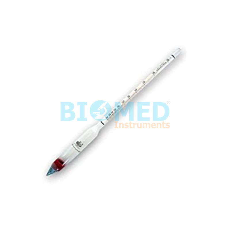 Alcoholimetro 0-100% Vol/Gl -10-44 Cartier, 36Cm Shdh