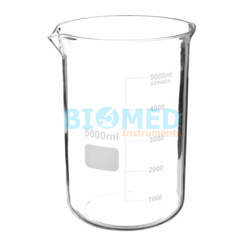 Vaso (Beaker) De Vidrio 5000 Ml Ec-Lab