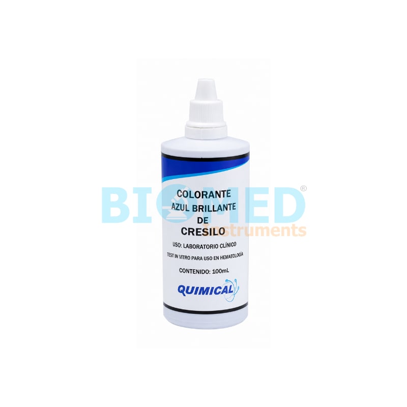 Azul De Cresil (Colorante De Reticulositos) 100 Ml Quim.
