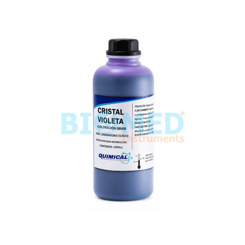 Cristal Violeta Para Microbiologia (V. Genciana) (Para Coloración Gram)1 Litro Quim.