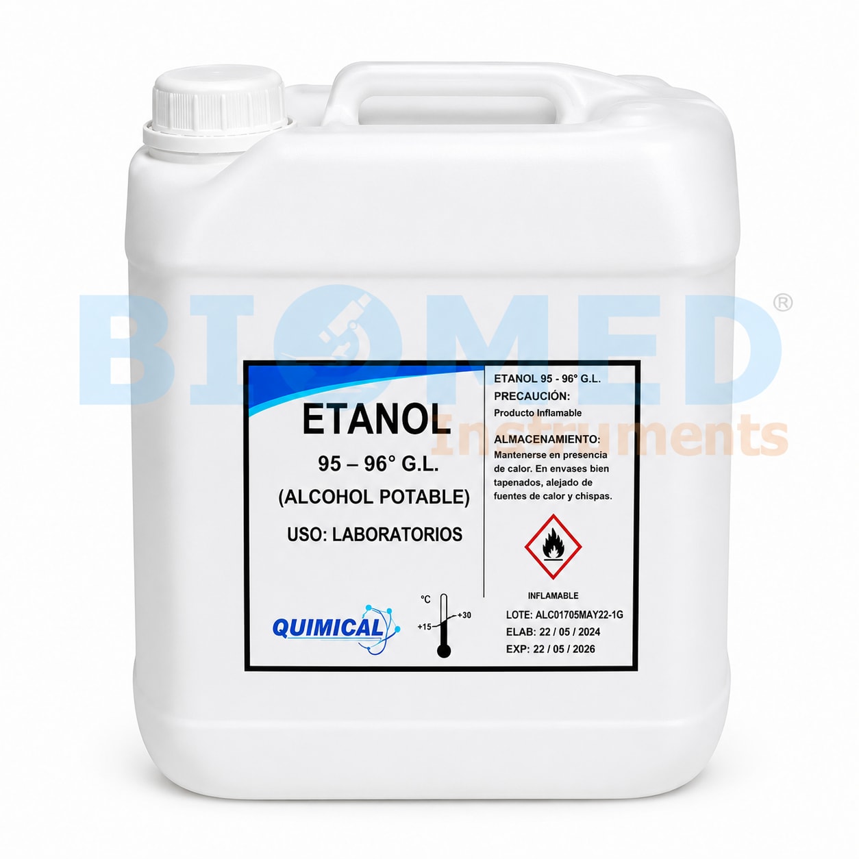 Etanol 95% A 96%, Caneca Quim.