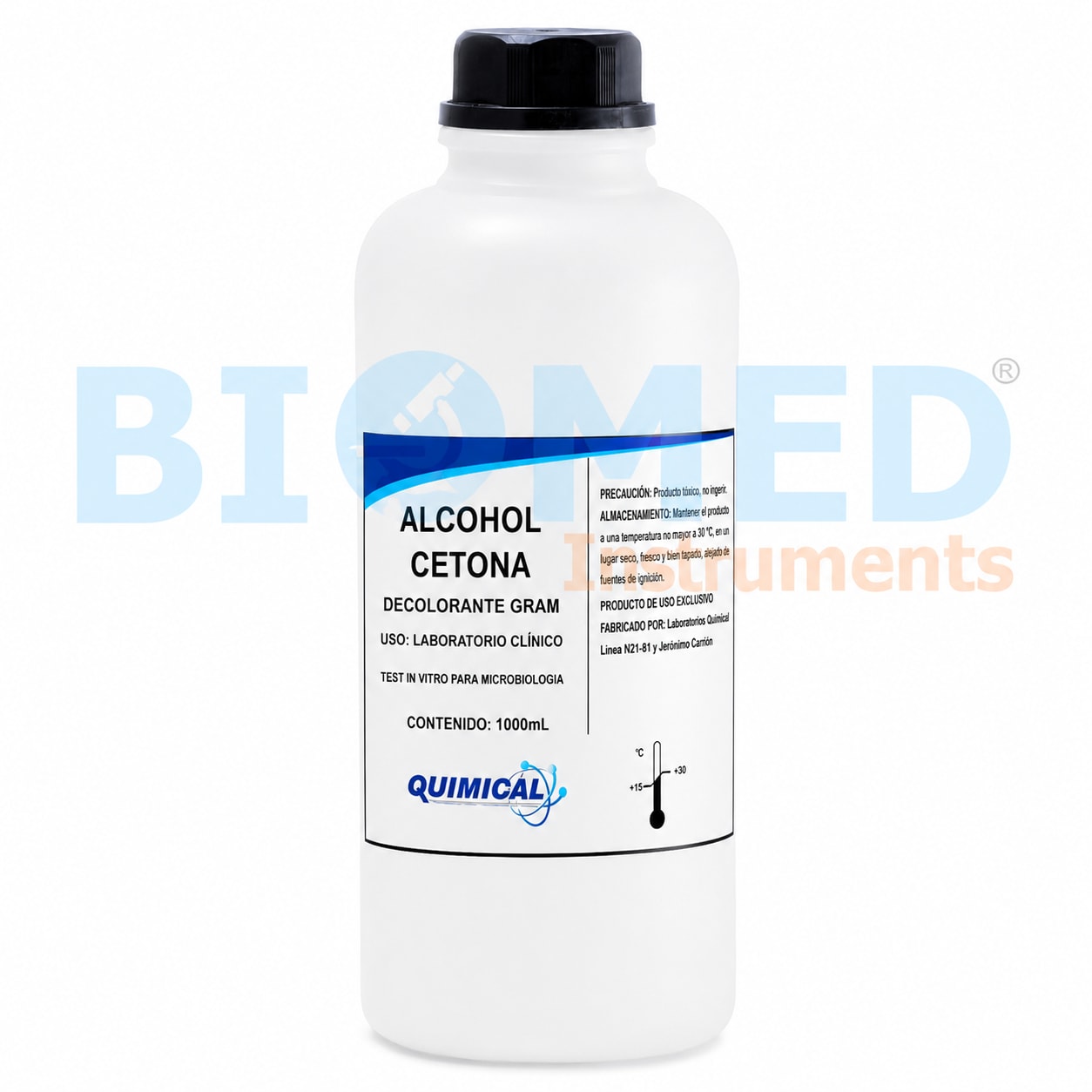 Alcohol Cetona (Para Coloracion Gram) 1 Litro Quim.