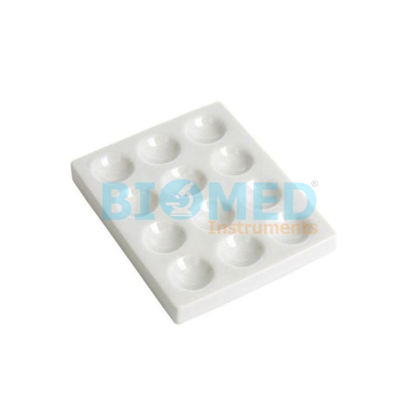 Placa De Tincion 12 Cavidades Porcelana Eis.