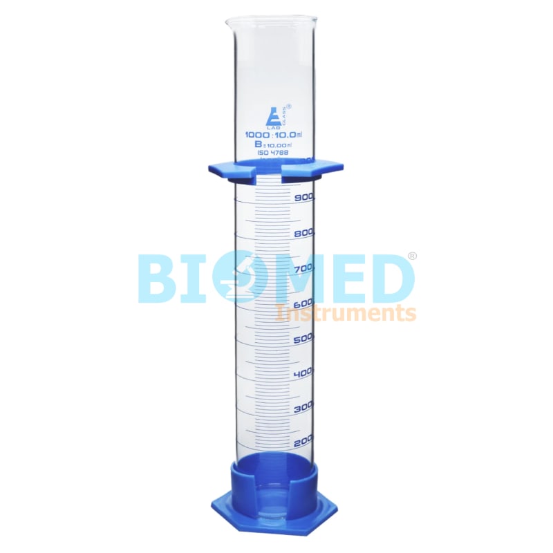 PROBETA DE VIDRIO BASE PLASTIC. CLASE B 1000 ML