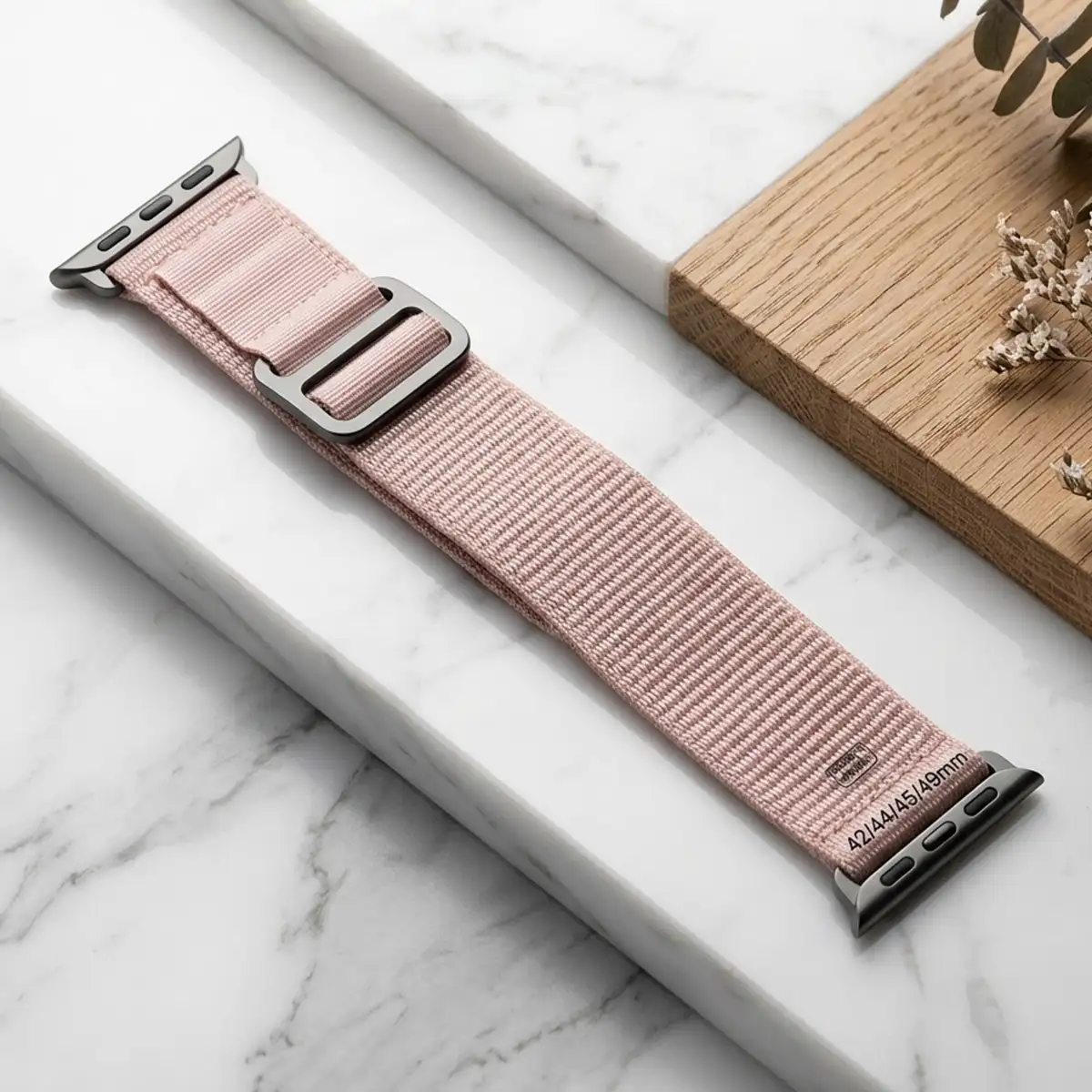 Smart Watch Strap Belt Nylon Strip Apple Alpine Metal lock Band For Customize  Watch with Stylish nylon belt strap
