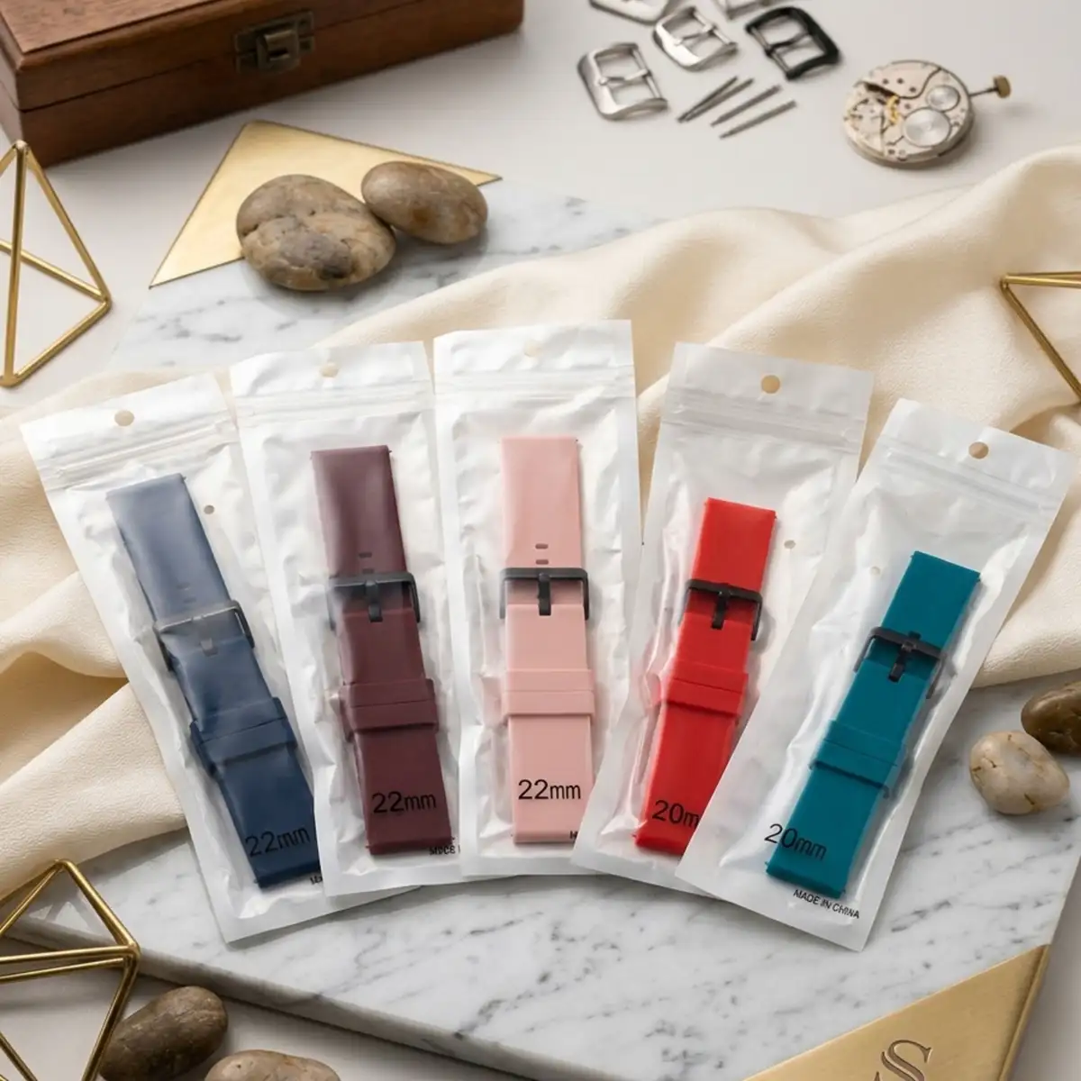 Soft Silicone Replacement Strap - Smart Watch Belt