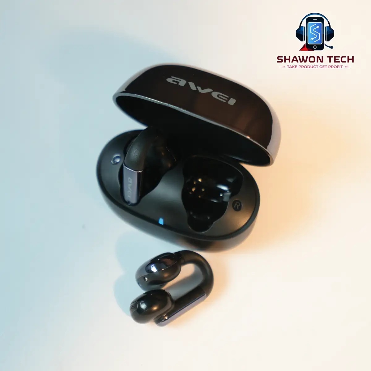 Awei TZ30 Open-Ear Clip TWS Earbuds – Bluetooth 5.4 & Comfortable Bone Conduction Design
