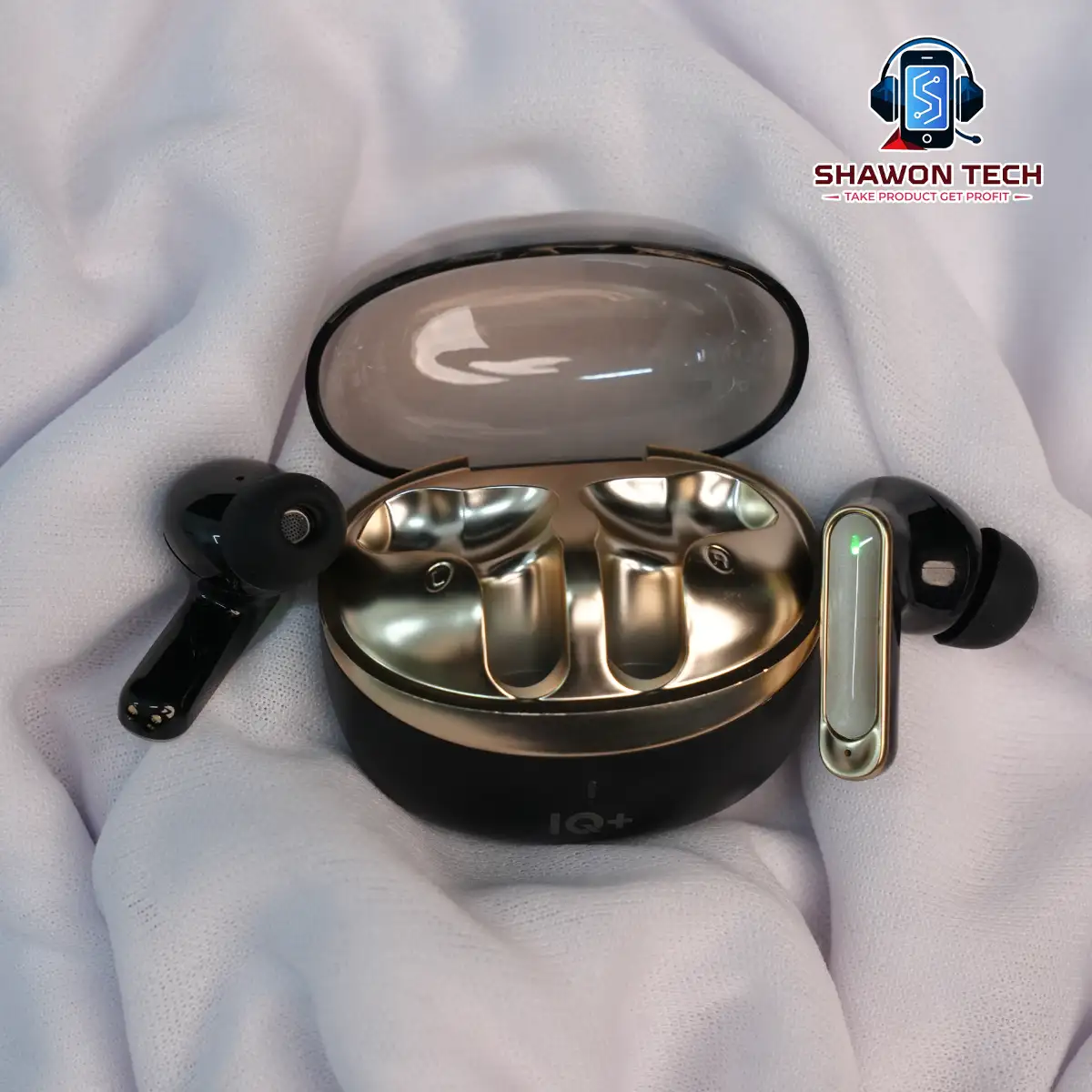 IQ-Monstar IQ+ Wireless Headset – ANC + ENC Noise Cancelling Earbuds with 8H Playtime