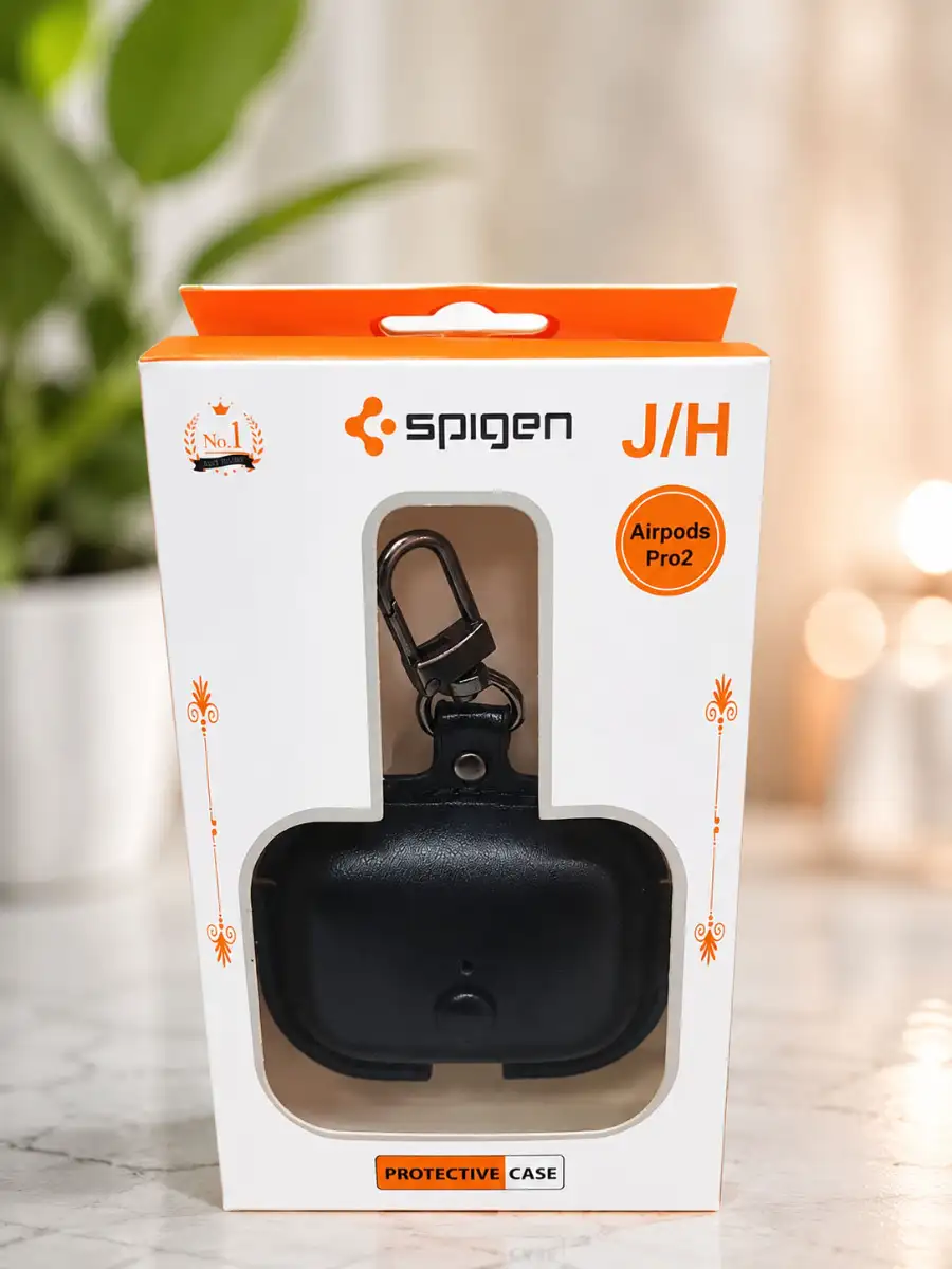 AirPods Pro Magnet Leather PU Case with Hook For apple Air Pods Pro