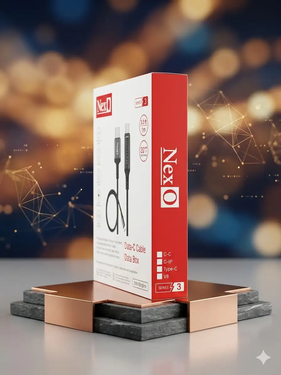 Nexo Re-149 USB (TYPE -C and Iphone) 120 W Data Cable