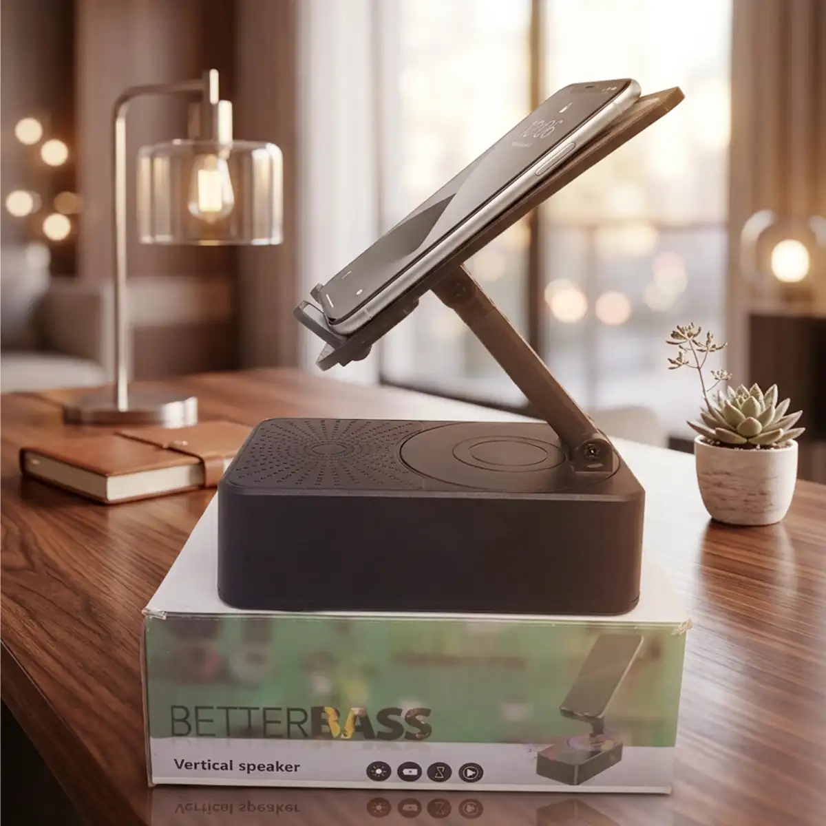 Better Bass Mobile Stand Wireless Bluetooth Speaker