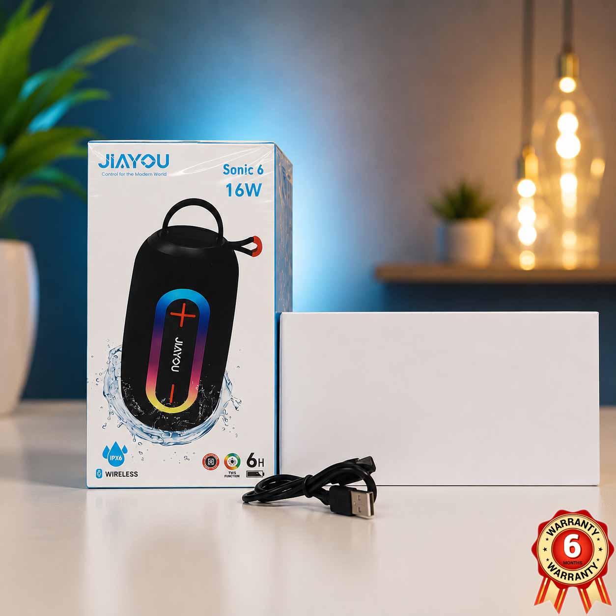 Jiayou Sonic 6 Portable Bluetooth Speaker