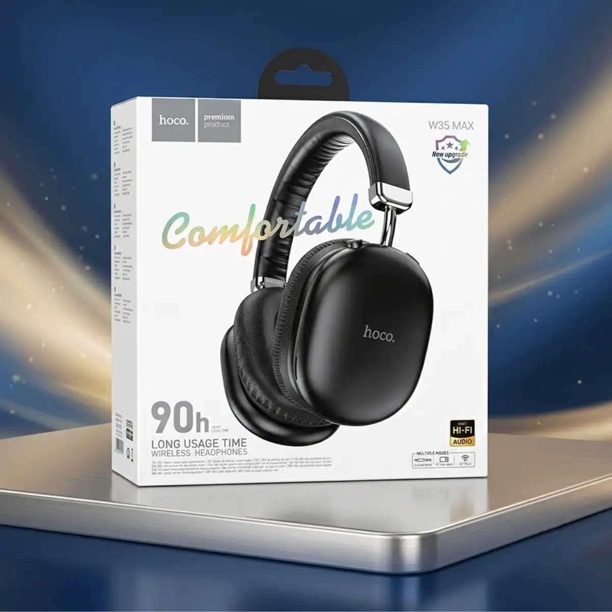 Hoco W35 Max Wireless Over-Ear Headphone with 90 Hours Playtime