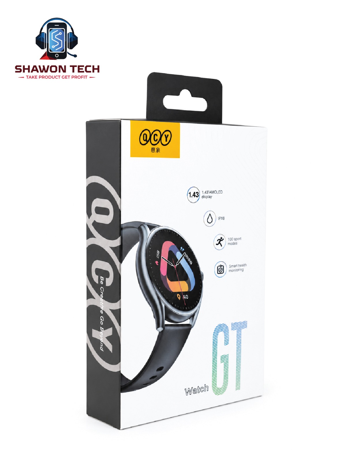 QCY Watch GT AMOLED Display Smartwatch with Bluetooth Calling