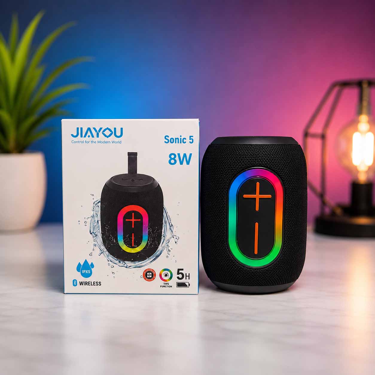 JIAYOU Sonic 5 8W Portable Bluetooth Speaker
