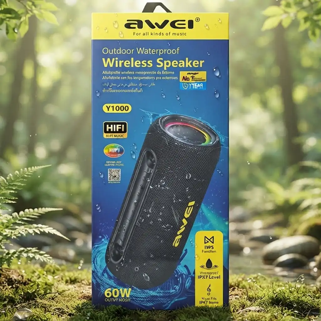 Awei Y1000 Waterproof Portable Bluetooth Speaker