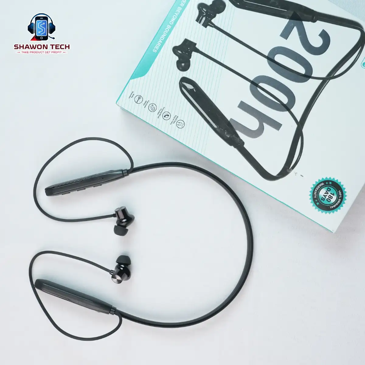 Logitech 400 Wireless Bluetooth 5.0 Neckband Earphone (500mAh Battery, 200H Playtime)