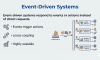 Event-driven systems respond to events or actions instead of direct requests. In this architecture, events trigger actions within the system. It supports loose coupling between components and allows systems to be highly scalable and flexible.