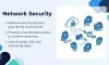 Network security focuses on protecting data during transmission across networks.  It prevents unauthorized access to network resources and systems.  Tools such as firewalls, intrusion detection systems, and monitoring solutions are used to strengthen network security.