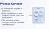 A process is simply a program that is currently in execution.  Each process has its own program counter, stack, and data section.  The operating system manages multiple processes simultaneously to ensure smooth and efficient system performance.