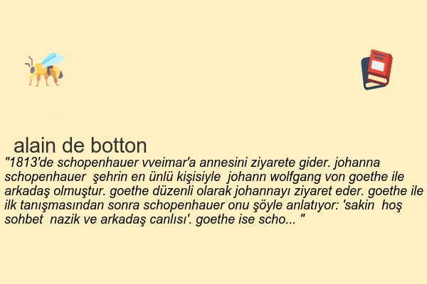 kitap alıntısı. felsefenin tesellisi - alain de botton - serdarrah