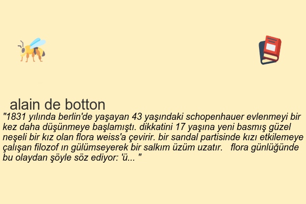 kitap alıntısı. felsefenin tesellisi - alain de botton - serdarrah