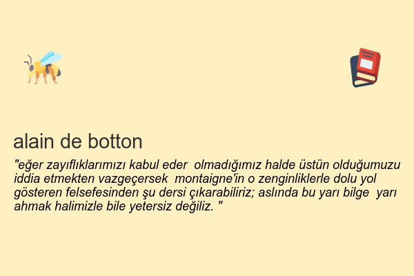 kitap alıntısı. felsefenin tesellisi - alain de botton - serdarrah