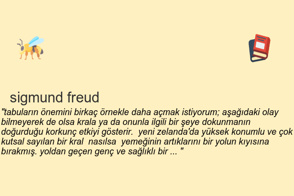 kitap alıntısı. totem ve tabu - sigmund freud - serdarrah