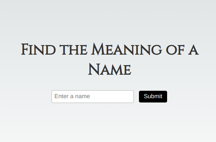 name meaning finder