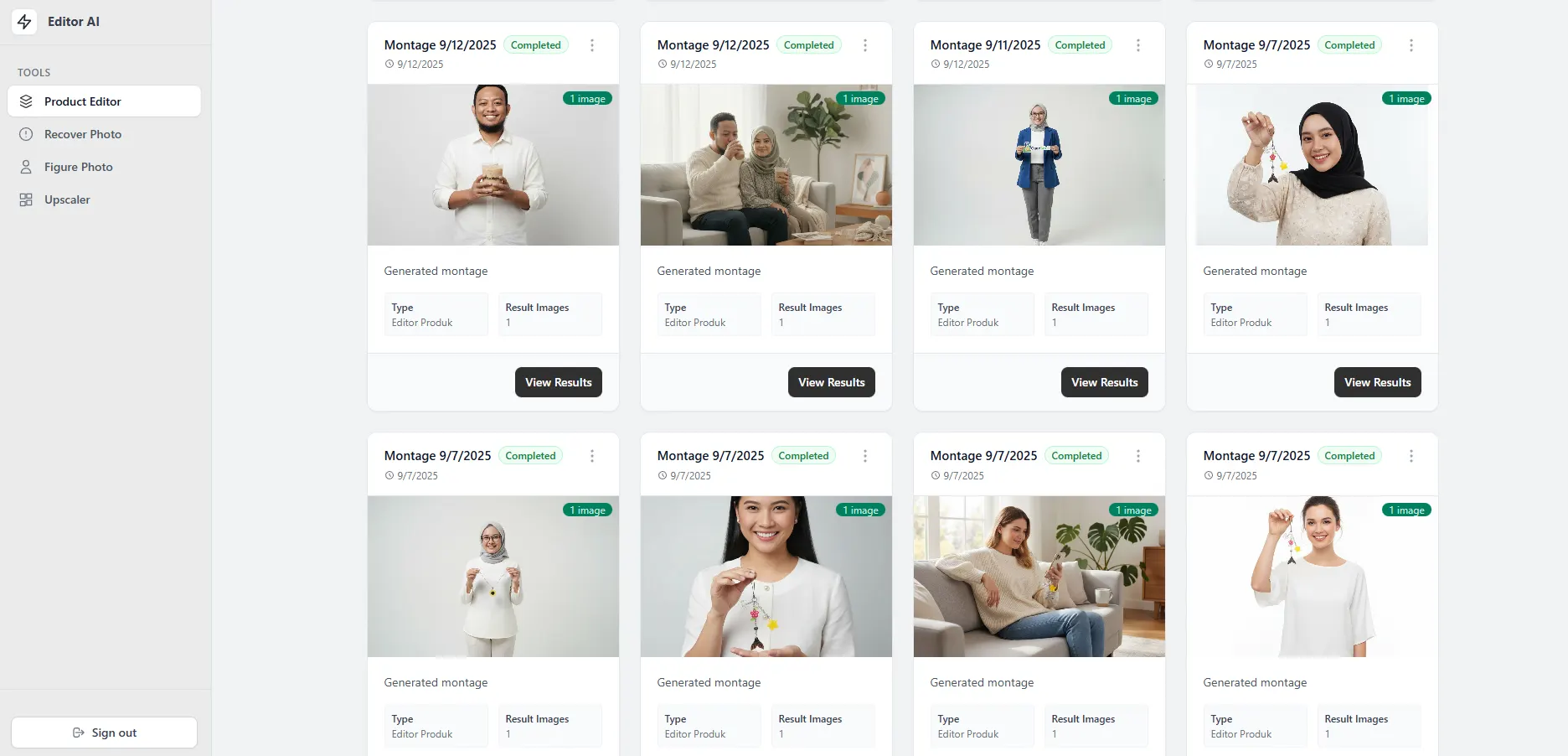 Demo Fitur Editor Produk