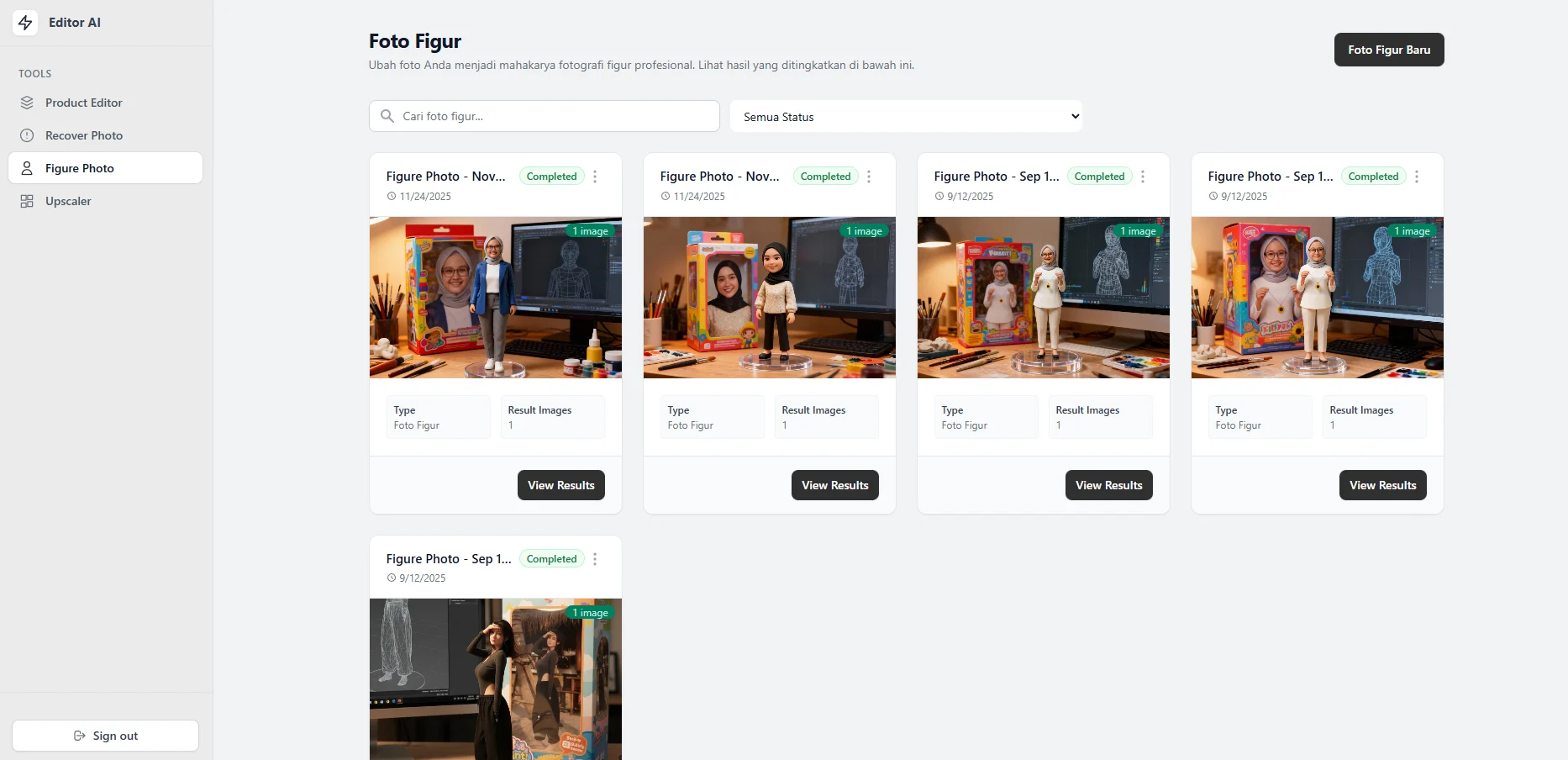 Demo Fitur Chibi Foto