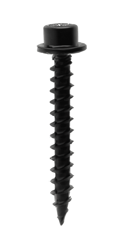 RAULI Wall Black Screw 7x40mm Wall/T35/T45