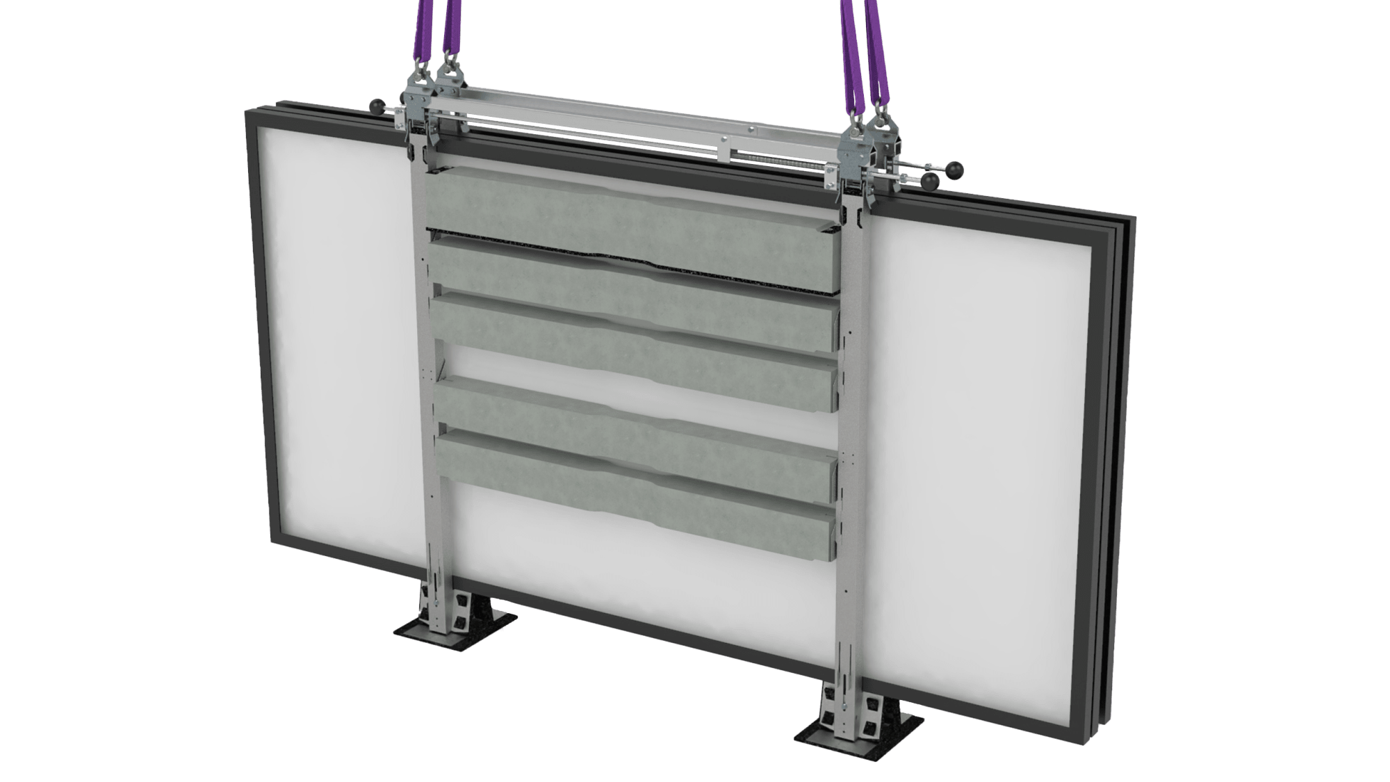 SmartSolarBox-konstruksjon bygget opp uten modul