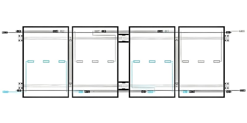 Integrerte DC-kabler med Staubli MC4-Evo2 terminering