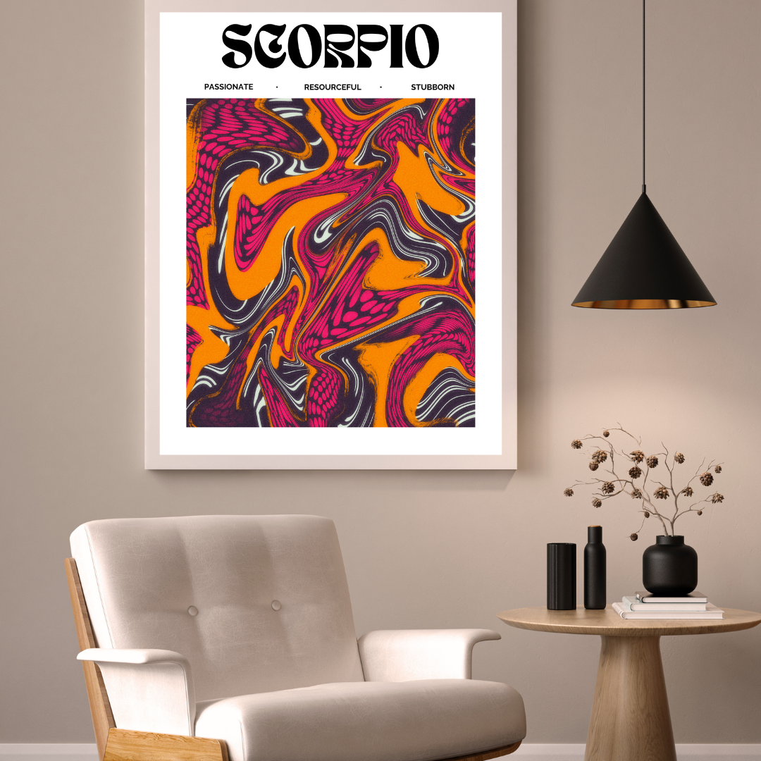 Scorpio Zodiac Poster