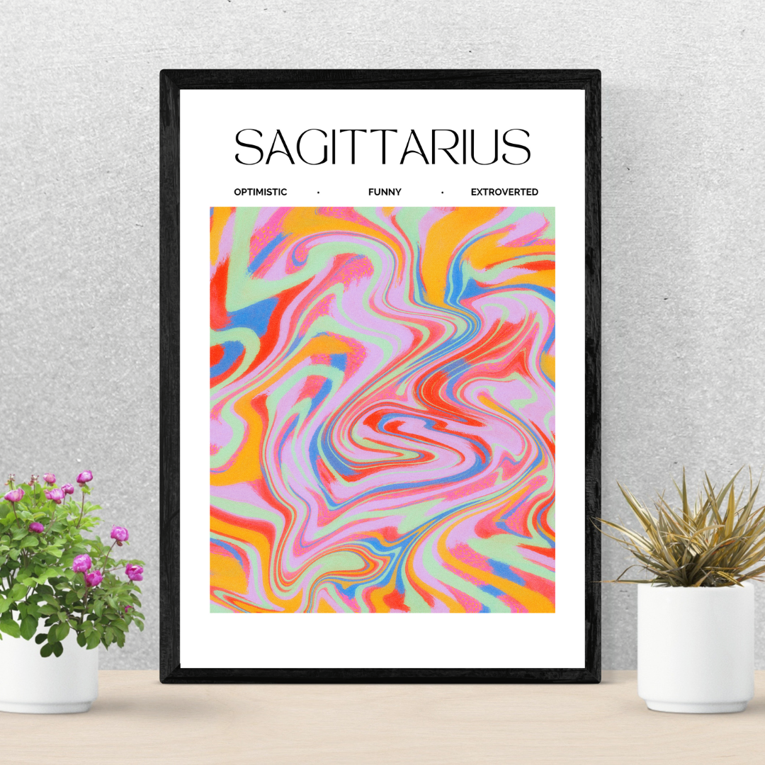Sagittarius Zodiac Poster