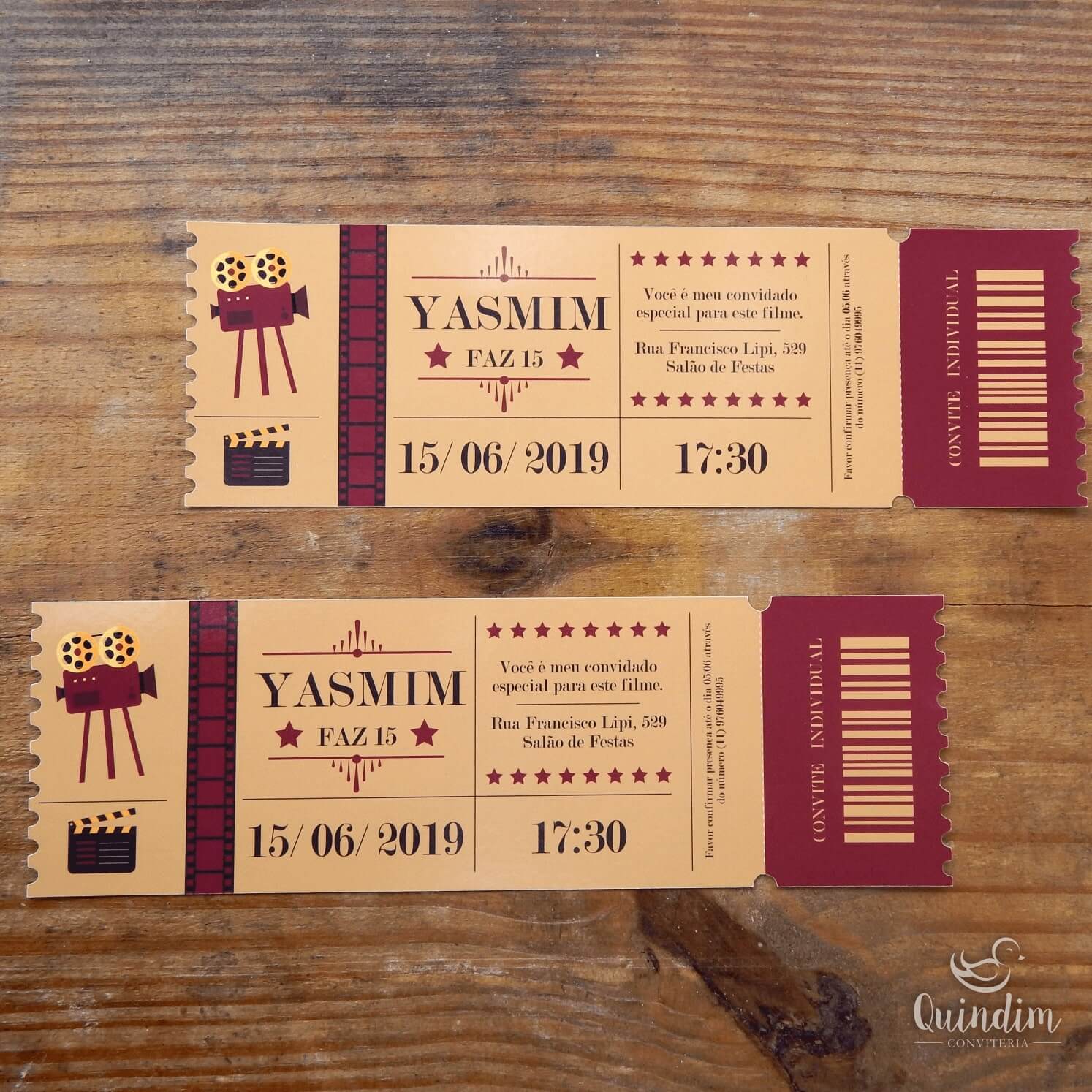 Ticket - Aniversários