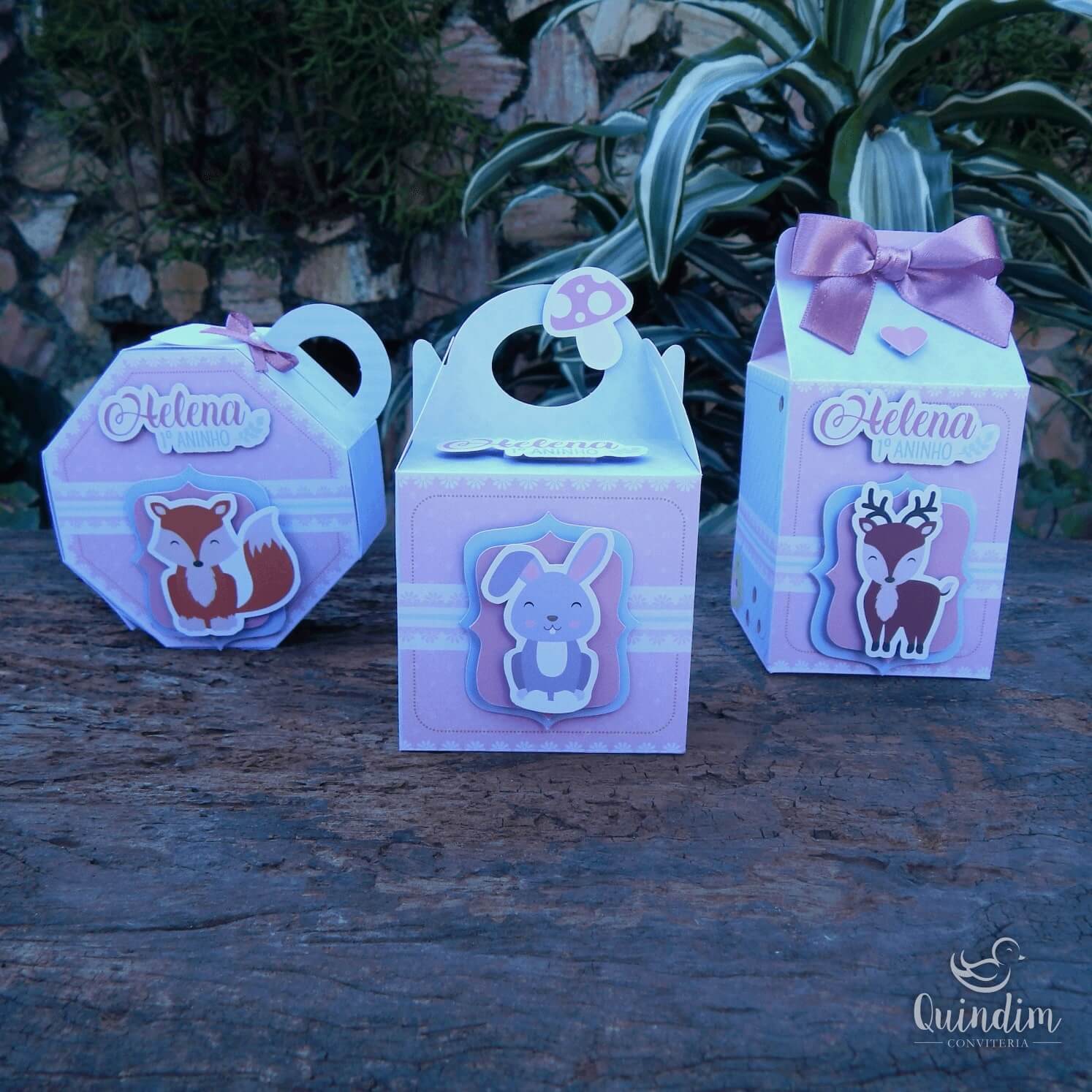 Kit de caixas personalizadas - pequeno - Infantil