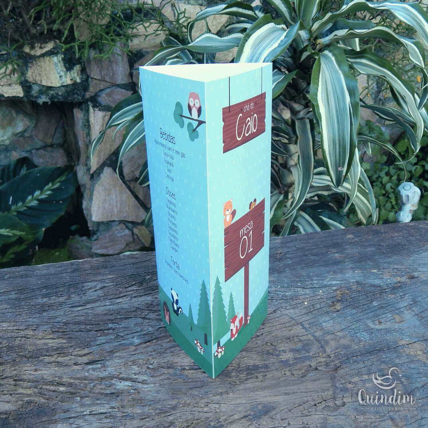 Cardápio prisma - Infantil