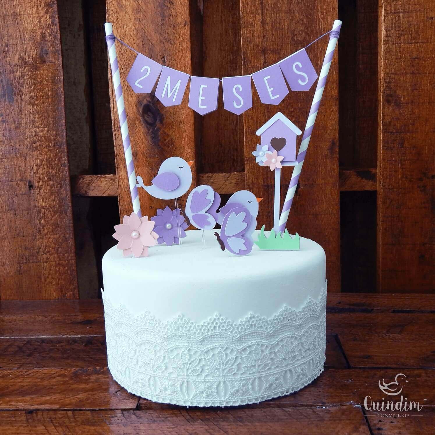 Caketopper mesversário - Infantil