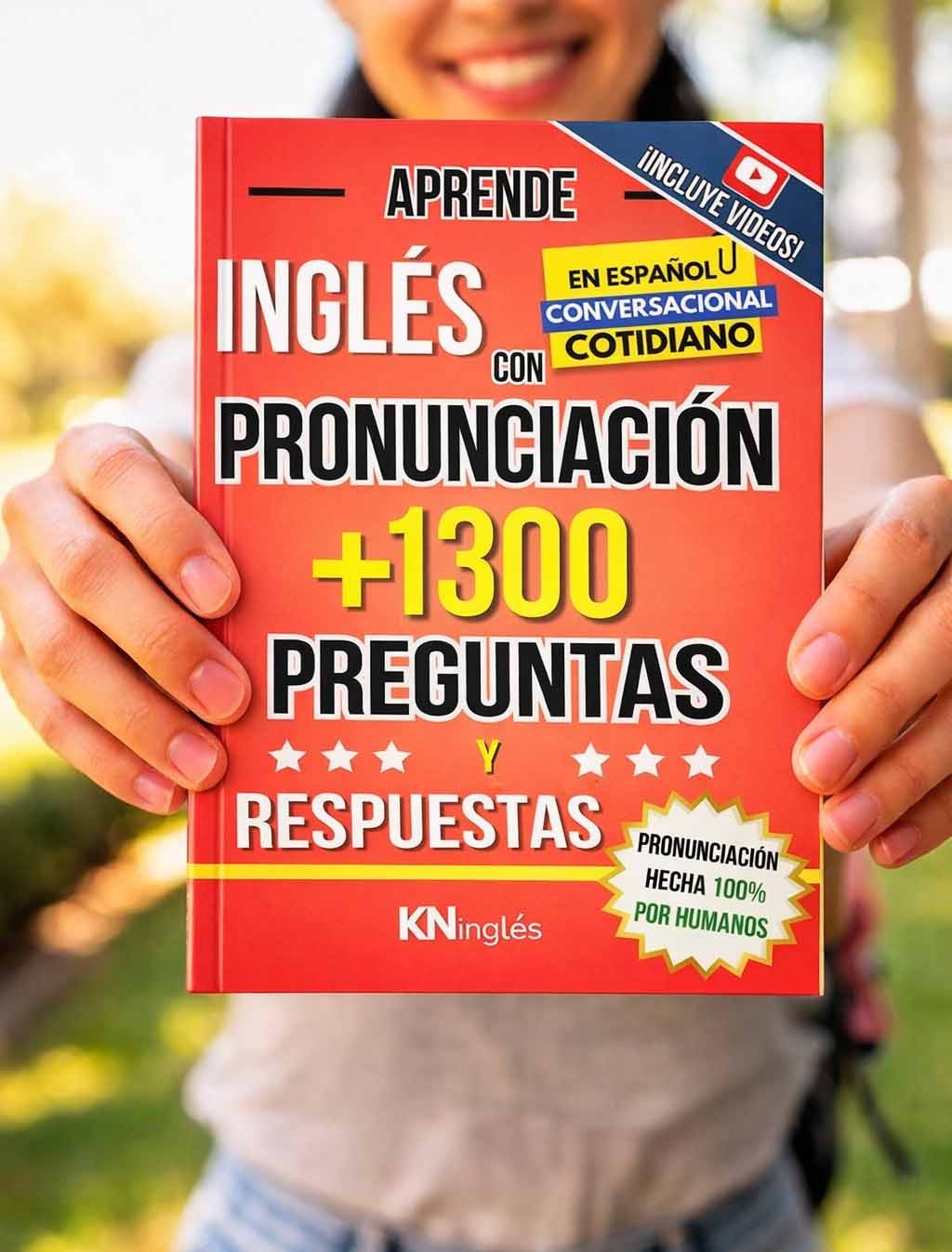 Portada del libro: Conversacional 1 de Uso Diario - Aprende Inglés con Pronunciación | KNInglés