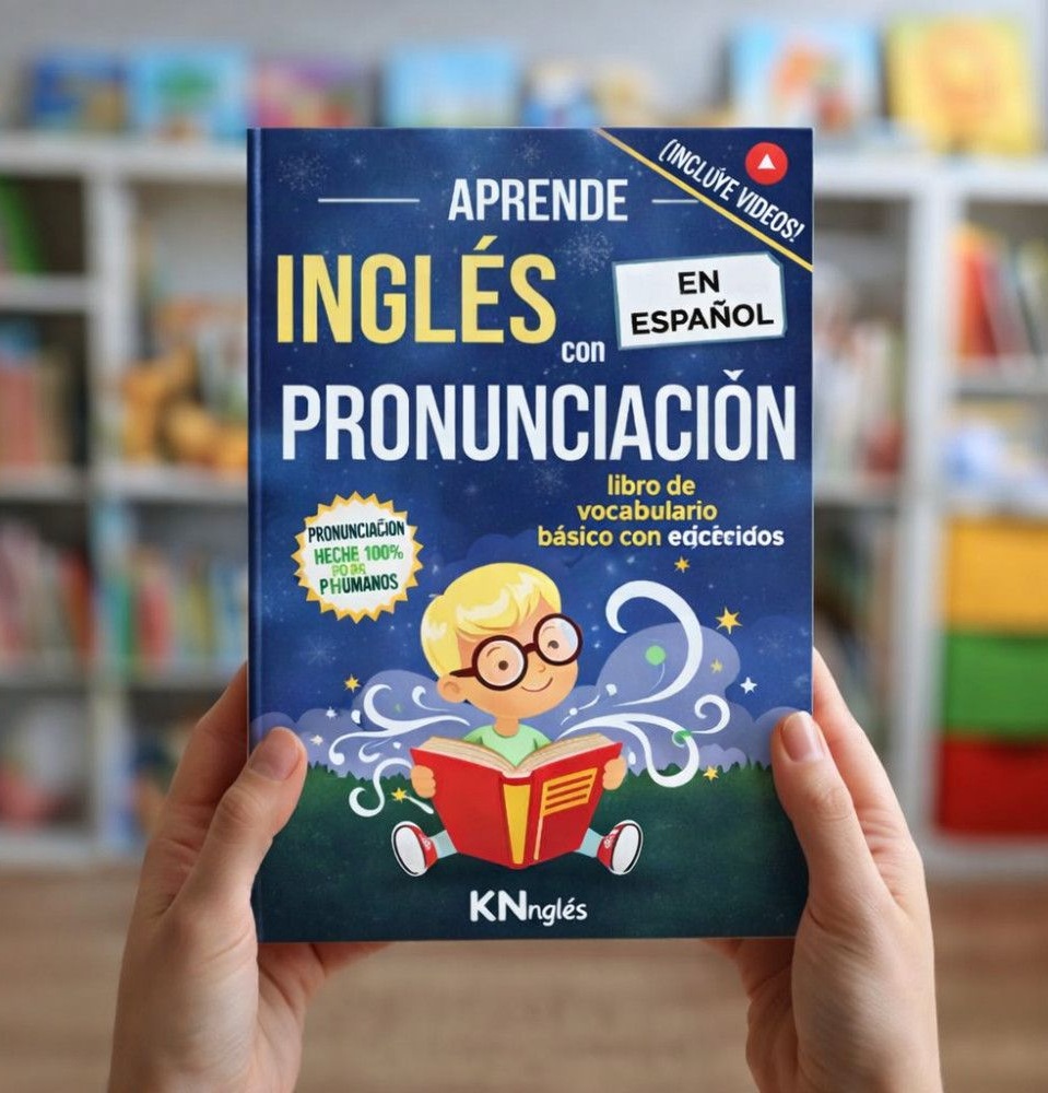 Portada del libro: Básico Para Niños - Aprende Inglés con Pronunciación | KNInglés