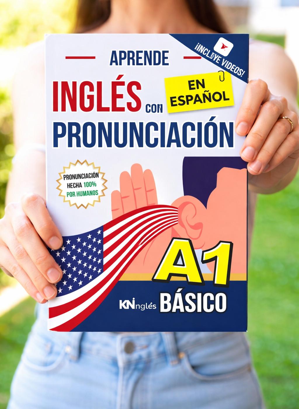 Portada del libro: Básico 1 - Aprende Inglés con Pronunciación | KNInglés