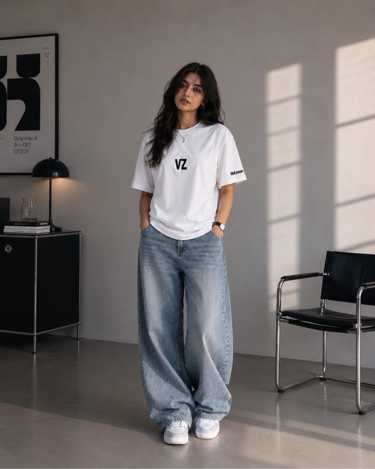 Velzeen Drop Shoulder Tee - Image 4