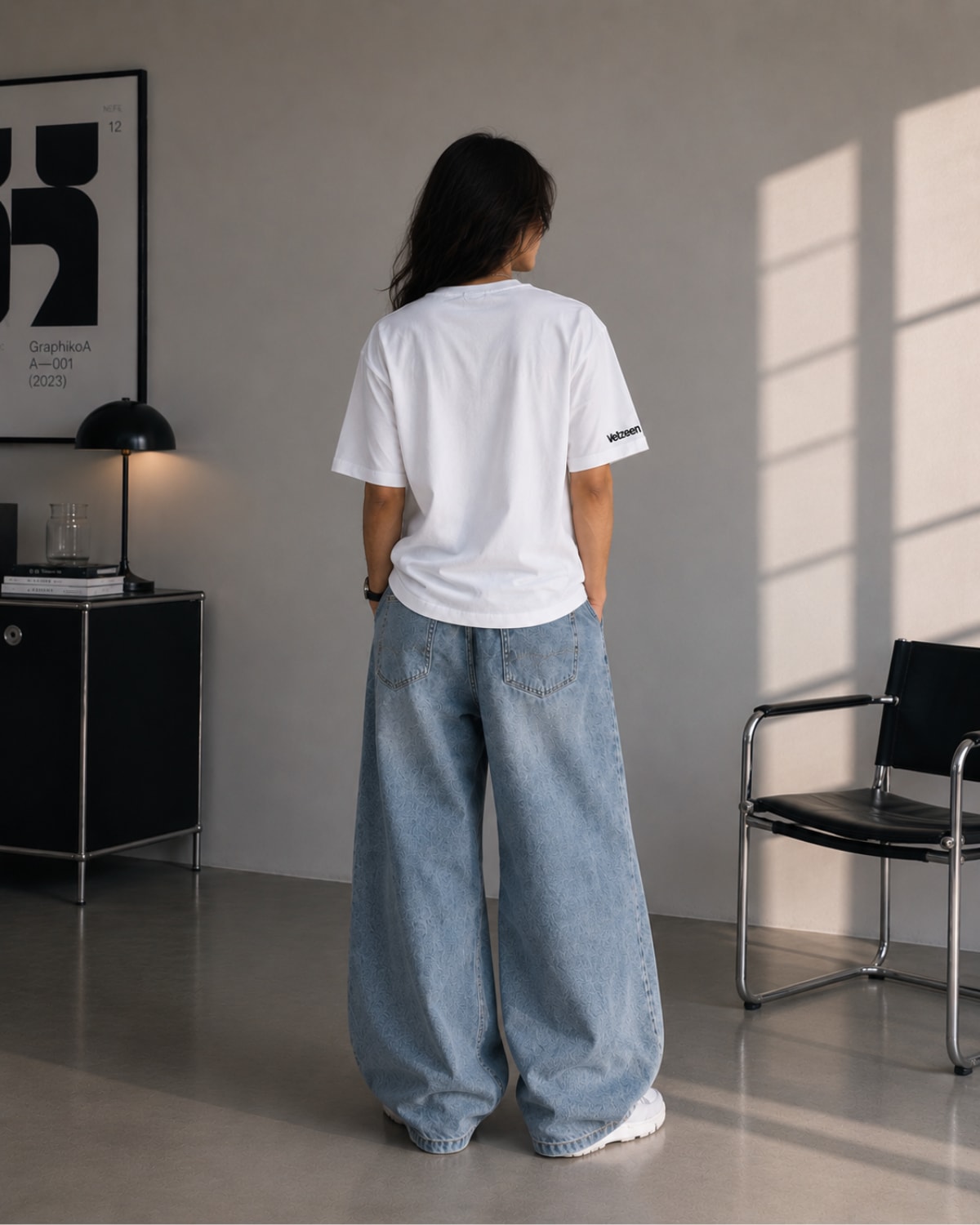 Velzeen Drop Shoulder Tee - Image 5