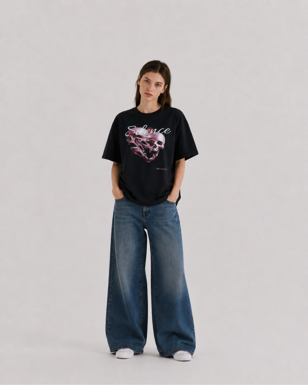 Silence Drop Shoulder Tee - Image 4